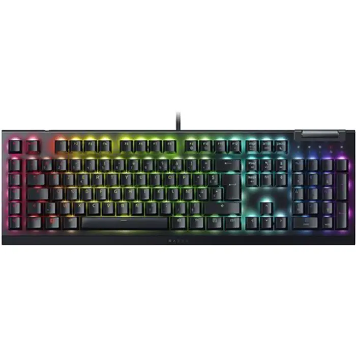 Razer BlackWidow V4 X Mechanical Gaming Keyboard, Green Switch, Russian Layout, Wired, Black Razer