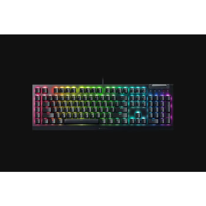 Razer BlackWidow V4 X Mechanical Gaming Keyboard, Yellow Switch, US Layout, Wired, Black Razer