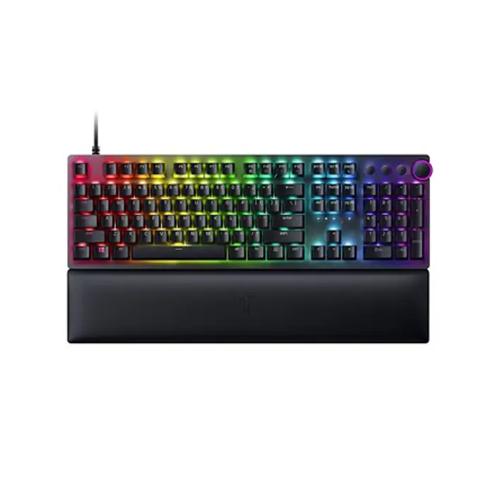 Razer | Huntsman V2 Optical Gaming Keyboard | Gaming Keyboard | RGB LED light | RU | Wired | Black | Numeric keypad | Linear Red Switch