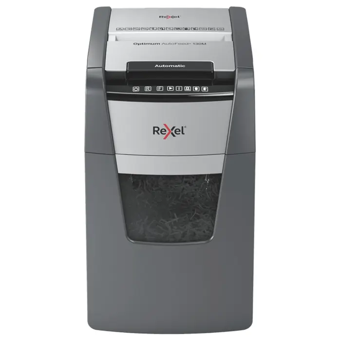 Rexel Shredder Optimum AutoFeed+ 130M, (P-5), 130 sheets, 44 l basket