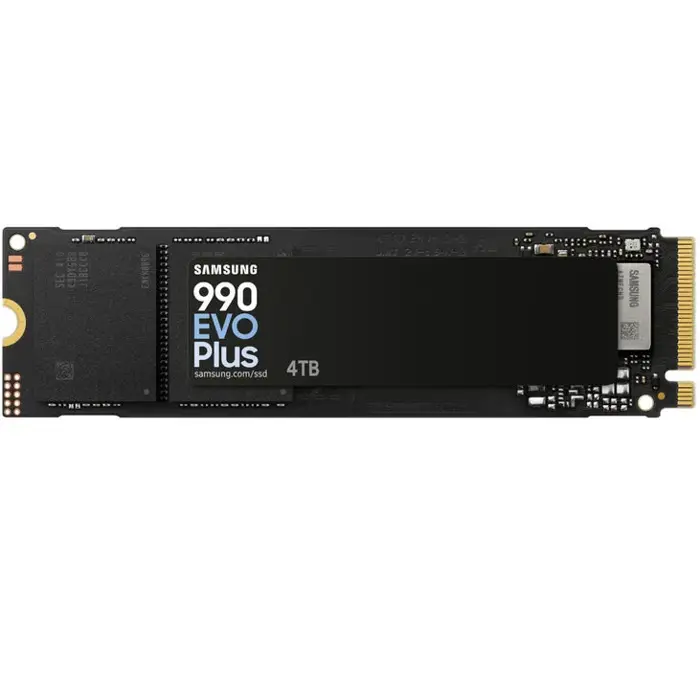 Samsung 990 Evo Plus NVMe 2.0 SSD, PCIe 4.0 x4 / 5.0 x2, Typ 2280 - 4 TB-MZ-V9S4T0BW