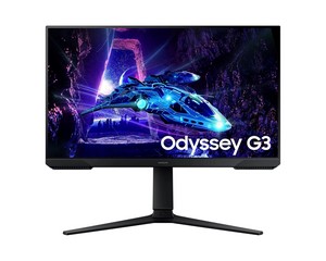 Samsung Odyssey G3 G30D, 24 Zoll Gaming Monitor, 180Hz, VA, FreeSync-LS24DG304EUXEN