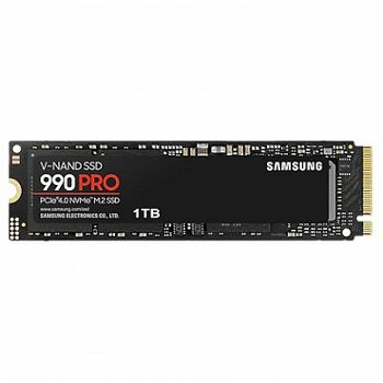 Samsung SSD 1TB M.2 PCIEx4 PCI Gen4.0 990 Pro without Heatsink 600 TBW 5 yrs