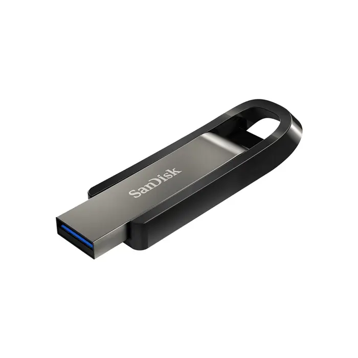 SanDisk Extreme Go USB flash drive 256 GB USB Type-A 3.2 Gen 1 (3.1 Gen 1) Stainless steel