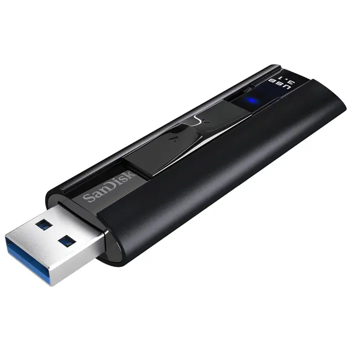 SanDisk Extreme Pro USB flash drive 256 GB USB Type-A 3.2 Gen 1 (3.1 Gen 1) Black