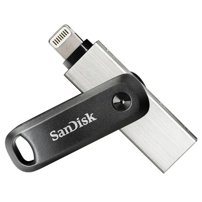 SanDisk SDIX60N-128G-GN6NE USB flash drive 128 GB 3.2 Gen 1 (3.1 Gen 1) Grey, Silver