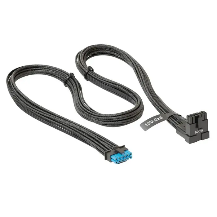 Seasonic 90 Grad 12V-2x6 Adapter Kabel, ATX 3.0, PCIe 5.0 - schwarz-WA2V16161BW