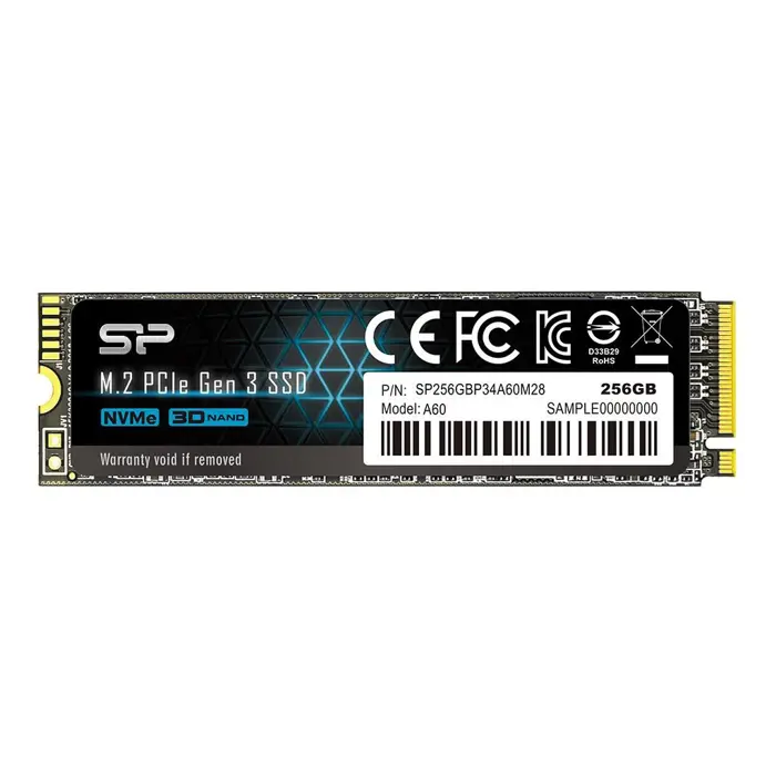 Silicon Power P34A60 M.2 256 GB PCI Express SLC NVMe