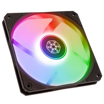 SilverStone SST-AS120B-ARGB, RGB ventilator - 120mm SST-AS120B-ARGB