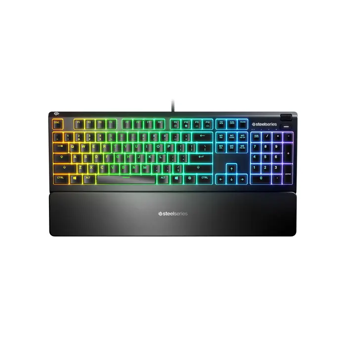 SteelSeries Apex 3 Gaming Keyboard, NOR Layout, Wired, Black SteelSeries | Apex 3 | Gaming keyboard | RGB LED light | NORD | Wired | Black