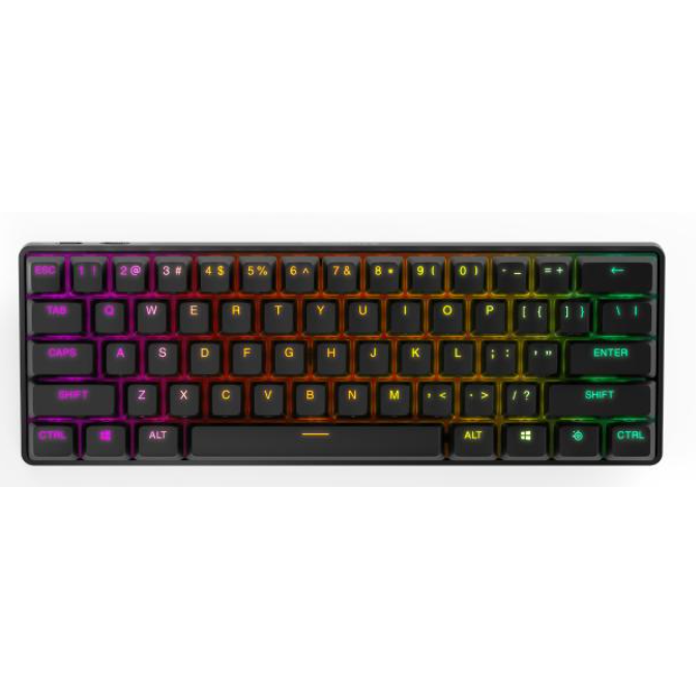 SteelSeries Gaming Keyboard Apex Pro Mini, RGB LED light, US, Black, Wired