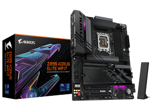 GIGABYTE Z890 Aorus Elite WiFi7 Mainboard, Sockel LGA 1851, Intel Z890, ATX, DDR5-Z890 AORUS ELITE WIFI7