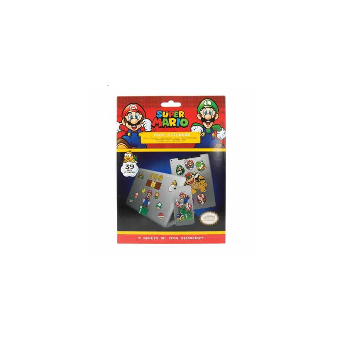 SUPER MARIO (MUSHROOM KINGDOM) TECH NALEPKE PYRAMID - 5050293474052