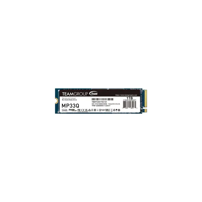 Teamgroup 1TB M.2 NVMe Gen3x4 SSD MP33Q 3D QLC 2280