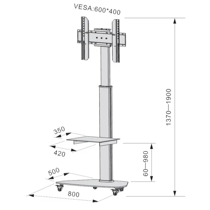 techly-floor-stand-with-shelf-trolley-tv-lcdledplasma-37-70--83709-lfdthlobu0011.webp