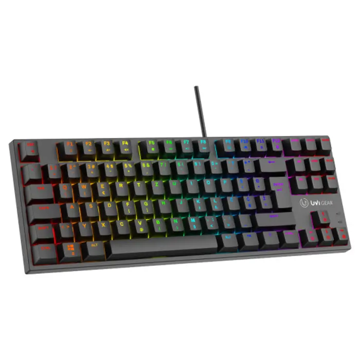 Tipkovnica UVI GREED MINI V2 TKL BROWN Switch Mechanical RGB Keyboard, UK layout (SLO/CRO)