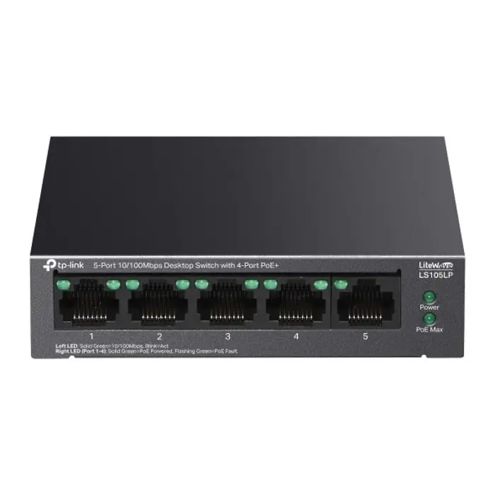 TP-Link 5-Port 10 100Mbps Desktop Switch with 4-Port PoE