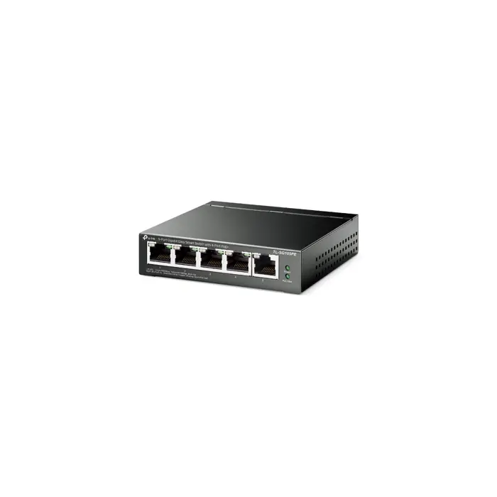 TP-Link TL-SG105PE, PoE 5-port GbE switch, metalno