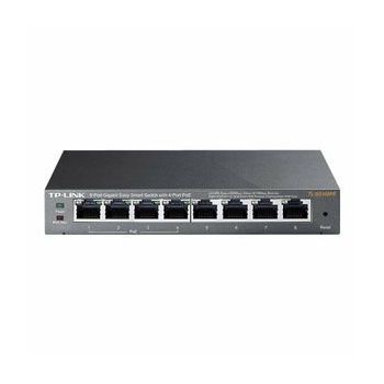 TP-Link TL-SG108PE, PoE 8-port GbE switch, metalno