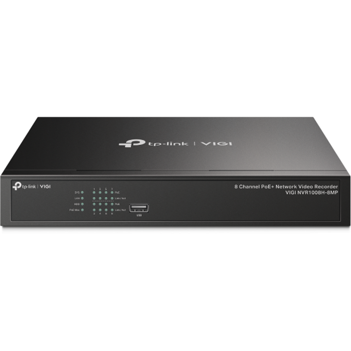 TP-Link VIGI NVR1008H 8MP 8 Channel PoE+