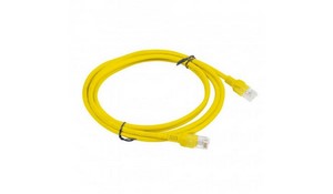 Lanberg PCU5-10CC-0200-Y networking cable Yellow 2 m Cat5e U/UTP (UTP)