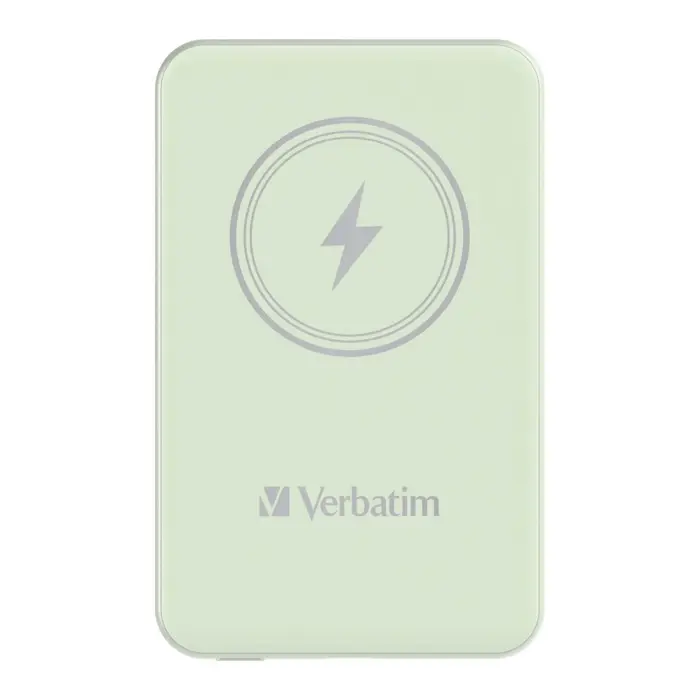 Verbatim Charge 'n' Go Magnetic Wireless Power Bank 10000mAh Green