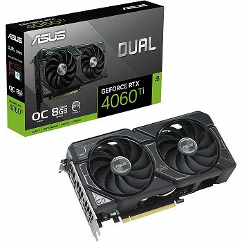 Grafička ASUS RTX 4060Ti 8GB GDDR6, DUAL-RTX4060TI-O8G