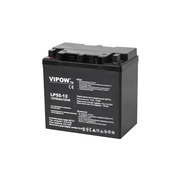 VIPOW Gel Battery 12V 55Ah