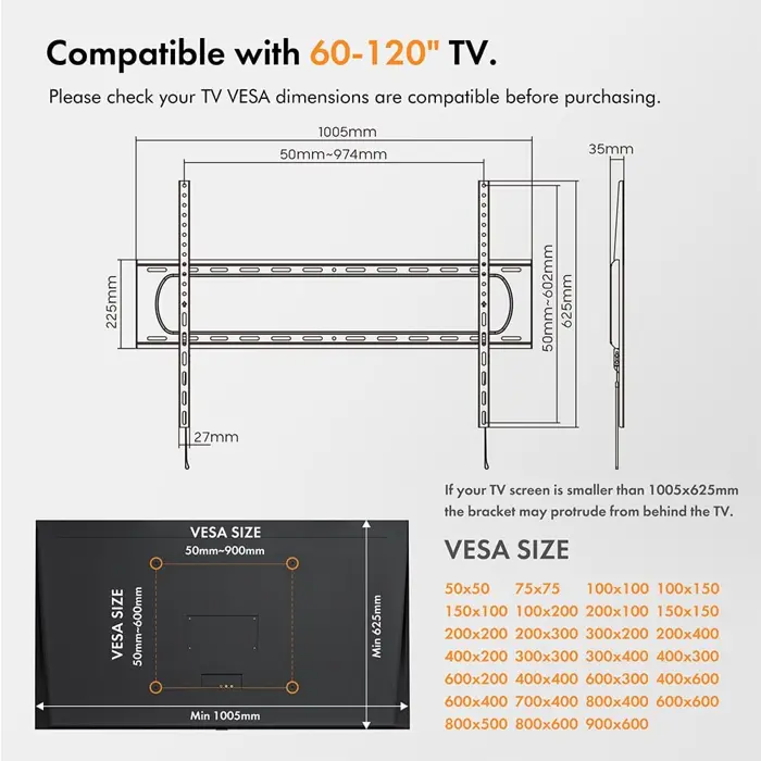 vonhaus-60-100-fixed-tv-wall-mount-up-to-100kg-35421-vontv-05092.webp