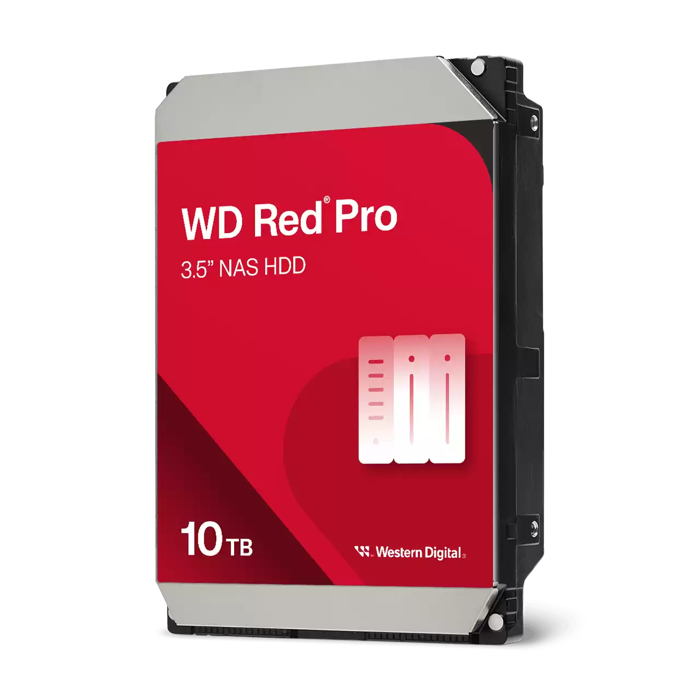 WD hard disk 10TB SATA3, 6Gb/s, 7200, 512MB RED PRO