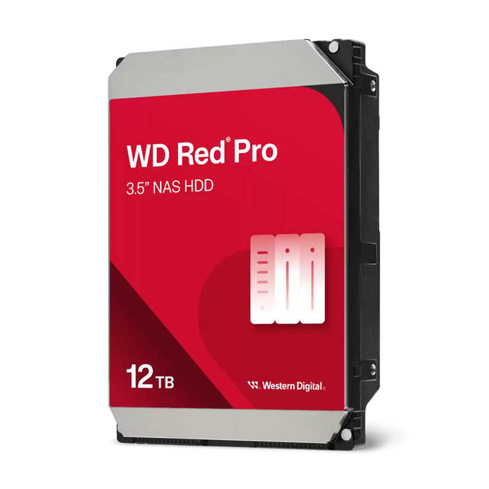 WD hard disk 12TB SATA3, 6Gb/s, 7200, 512MB RED PRO