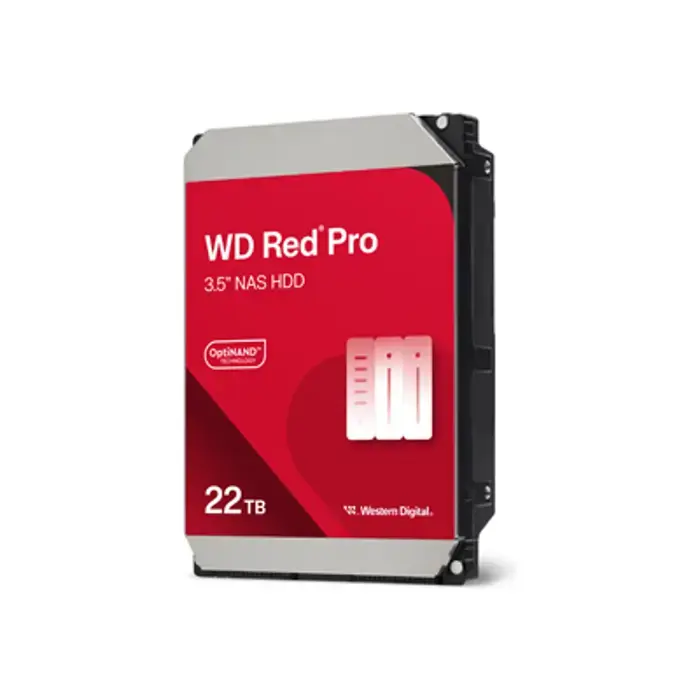 WD hard disk 22TB SATA3, 6Gb/s, 7200, 512MB RED PRO