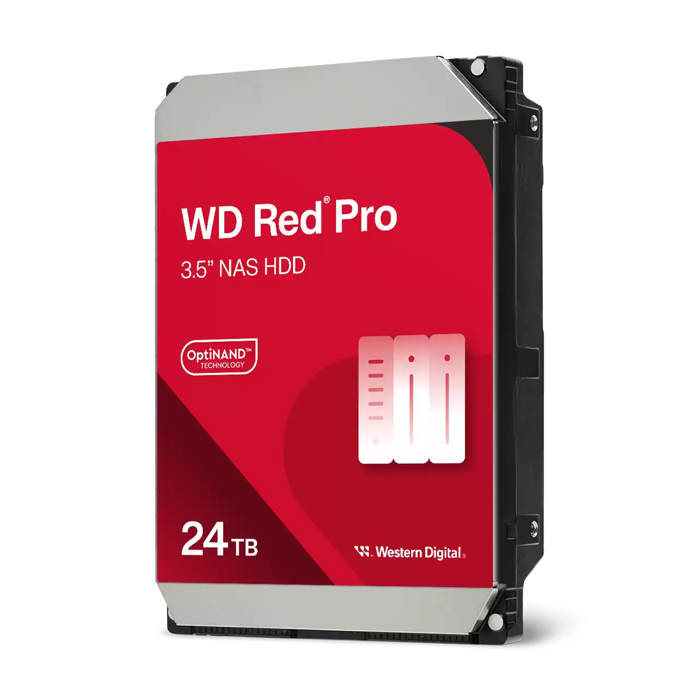 WD hard disk 24TB SATA3, 6Gb/s, 7200, 512MB RED PRO