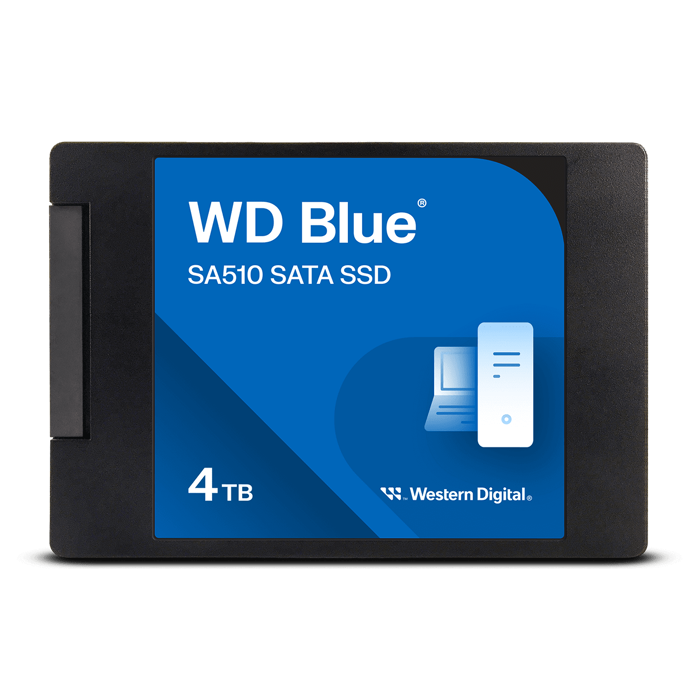 Western Digital Blue SA510 2,5 Zoll SSD, SATA 6G - 4 TB-WDS400T3B0A