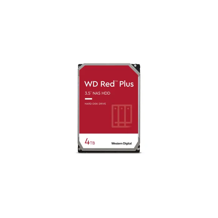 Western Digital Red Plus WD40EFPX internal hard drive 3.5" 4000 GB Serial ATA III