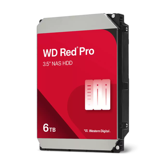 Western Digital Red Pro, SATA 6G, 7.200 U/min, 3,5 Zoll - 6 TB-WD6005FFBX