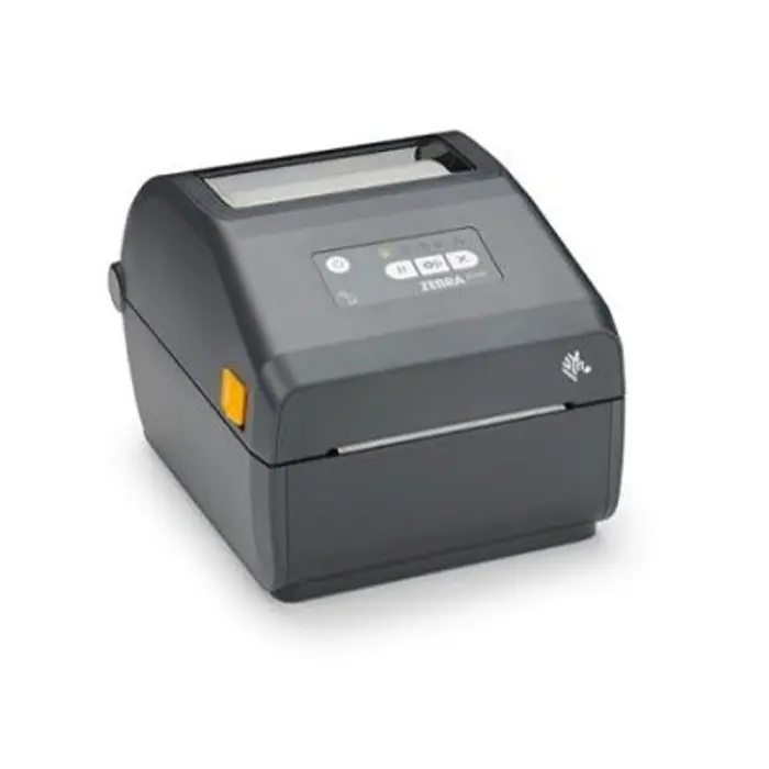 ZD421 Direct Thermal Printer; 203 dpi, USB, USB Host, Modular Connectivity Slot, BTLE5, EU and UK Cords, Swiss Font, EZPL