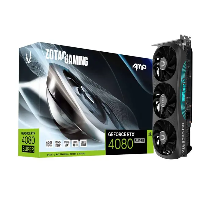 ZOTAC Gaming GeForce RTX 4080 Super AMP Edition, 16384 MB GDDR6X-ZT-D40820F-10P