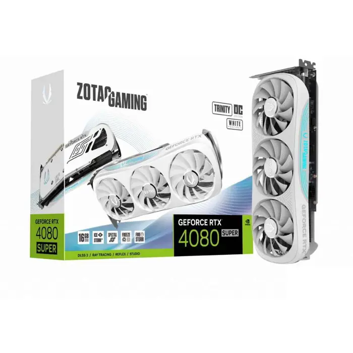 ZOTAC Gaming GeForce RTX 4080 Super Trinity OC White Edition, 16384 MB GDDR6X-ZT-D40820Q-10P