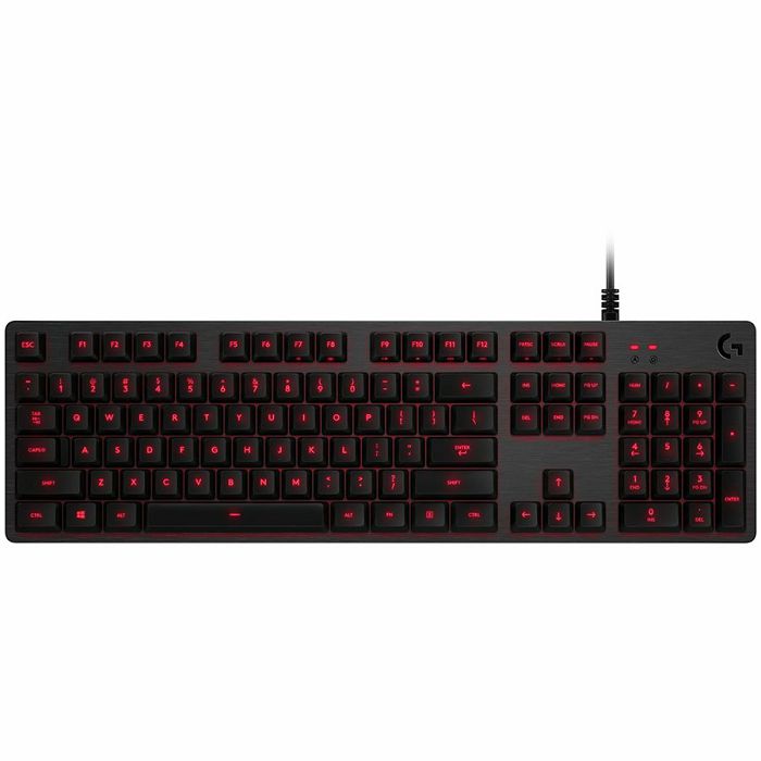 logitech keyboard flashing red